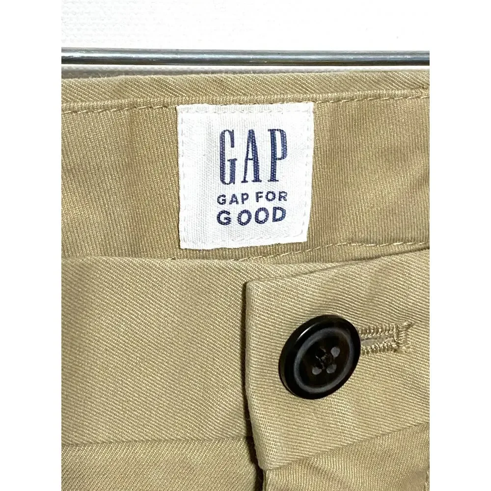 Gap For Good Slim Stretch Iconic Khaki Chino Mens 29x34 Preppy Casual Classic - Picture 5 of 9